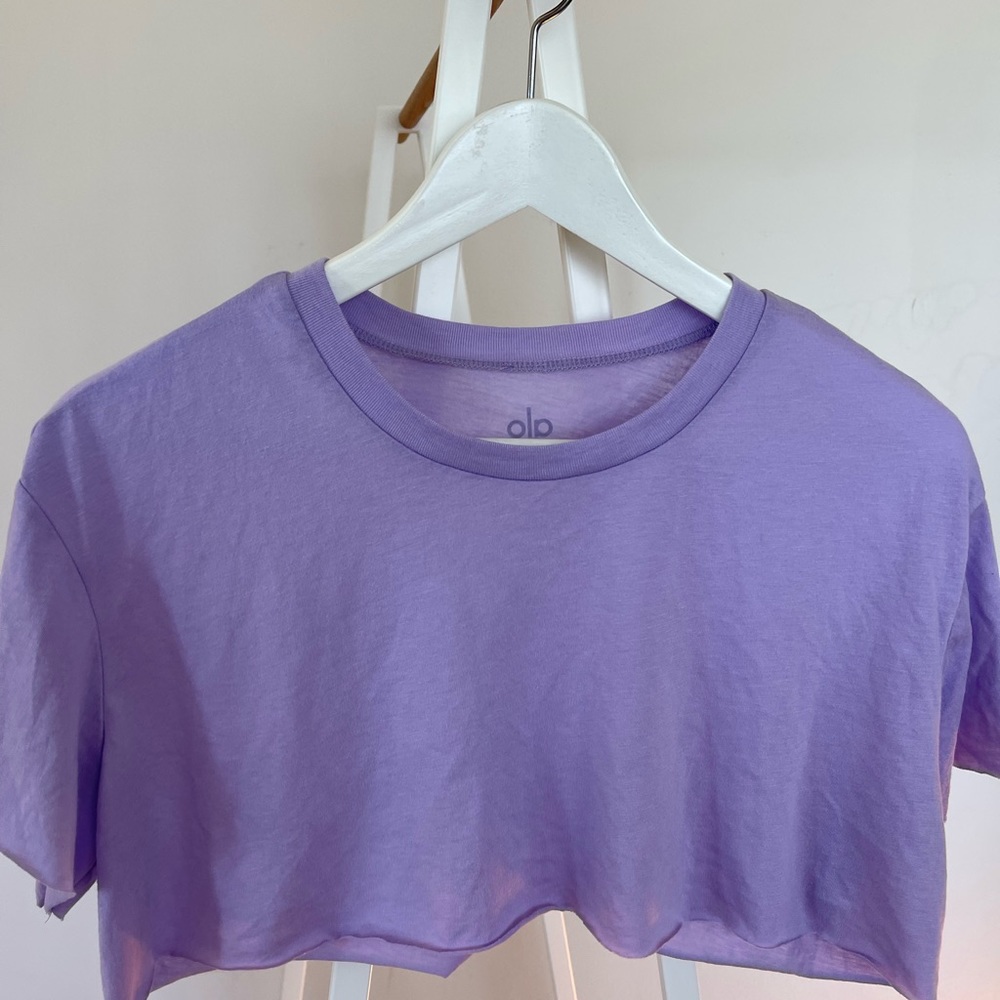 ALO oversized Crop tee XS/S